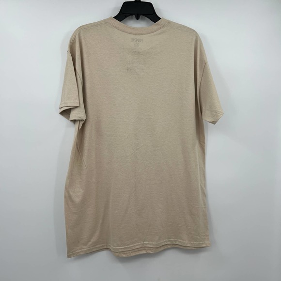 Popeye Men's Beige Graphic T-Shirt Size Large - Picture 3 of 3